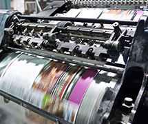 Ink Level in Reservoir of Industrial Printing Press